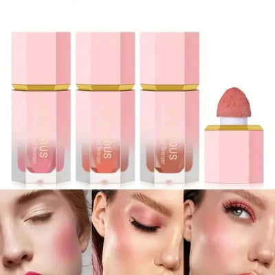 Beautious Air Cushion Liquid Blush – Long-Lasting, All-in-One Blusher & Highlighter for a Flawless Glow