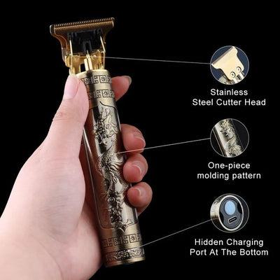 T9 Trimmer for Men – Professional Metal Body Beard & Hair Cutter