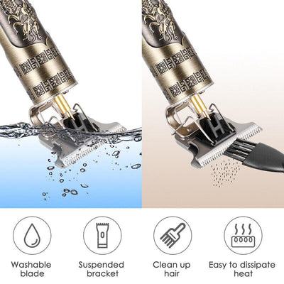 T9 Trimmer for Men – Professional Metal Body Beard & Hair Cutter