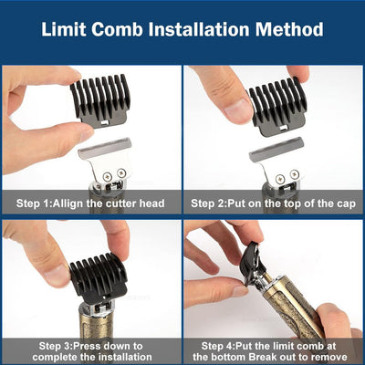T9 Trimmer for Men – Professional Metal Body Beard & Hair Cutter