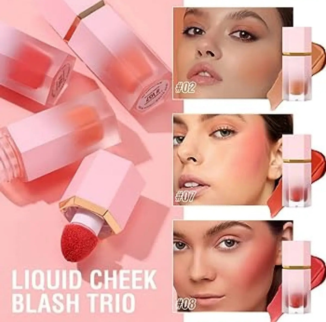 Beautious Air Cushion Liquid Blush – Long-Lasting, All-in-One Blusher & Highlighter for a Flawless Glow